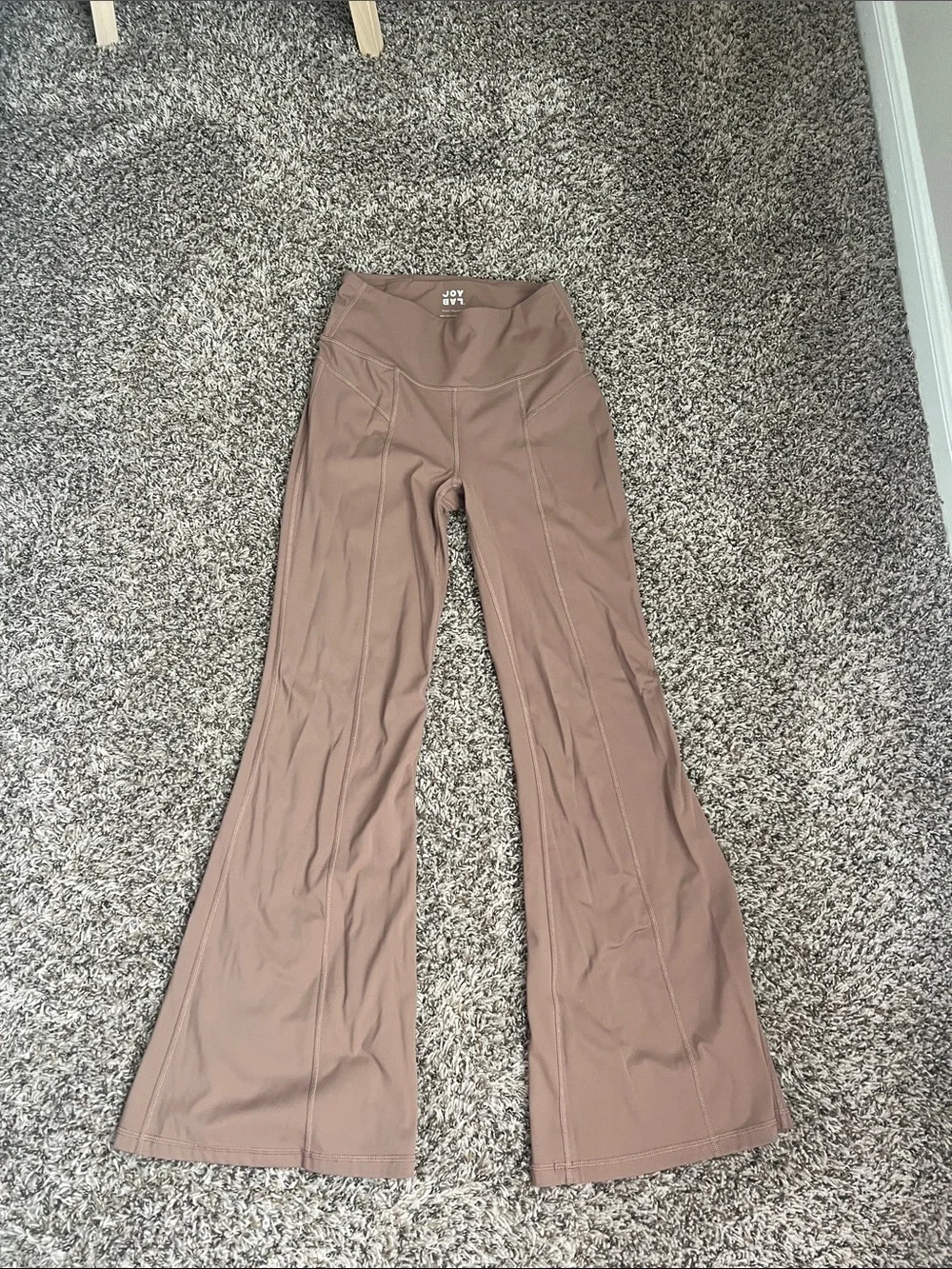 JoyLab Brown Boot-Cut Flare Active Pants